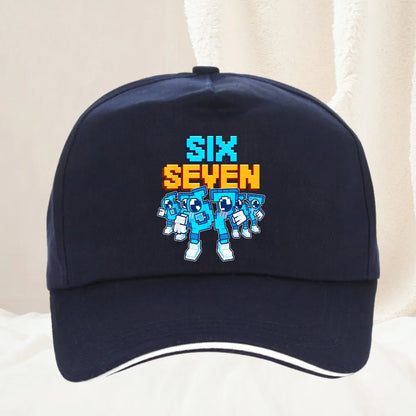 „Meme 67 Six Seven 6 7 Italian Brainrot“ beisbolo kepurė vyrams, „Trucker Hat“, pavasarinė, kasdieninė, lauko, sporto salės, saulės skydelis, „Snapback“ kepurė