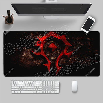 World Of Warcraft 90x40 Large Gaming Mouse Pad Game Desk Play Pad for Csgo Natural Rubber Mat Grande Gamer Xxl Computer Mousepad