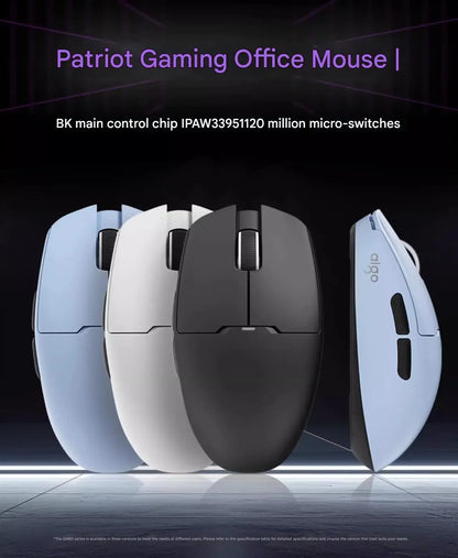 Aigo GM80 PLUS PRO trådløs Bluetooth-mus PAW3311/PAW3395 letvægts 1000HZ kablet gaming- og e-sportsmus med tre tilstande – gave