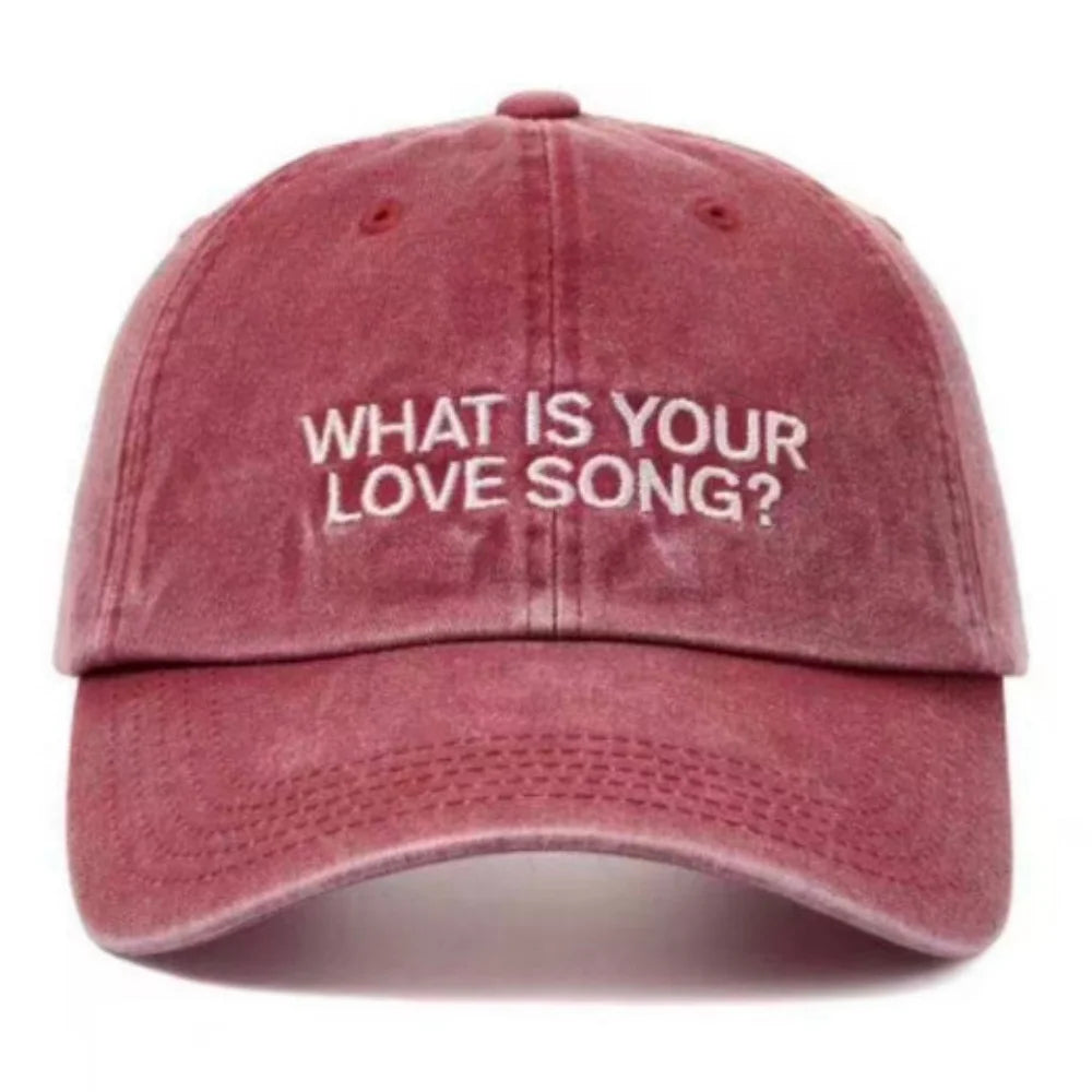 Koreansk K-pop What Is Your Love Song Samme strikkede broderede kasket World Tour-koncertkasket Mode til kvinder og mænd Udendørs baseballkasketter