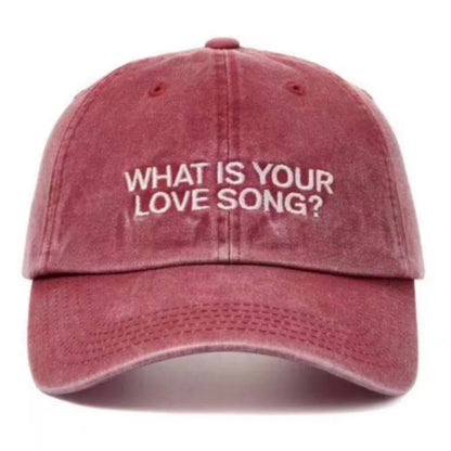 Koreansk K-pop What Is Your Love Song Samme strikkede broderede kasket World Tour-koncertkasket Mode til kvinder og mænd Udendørs baseballkasketter