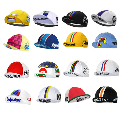 Retro PDM Radmütze Classics Rennradmütze Mercier Fahrradkopfbedeckung atmungsaktiv für Damen und Herren Gorra Ciclismo