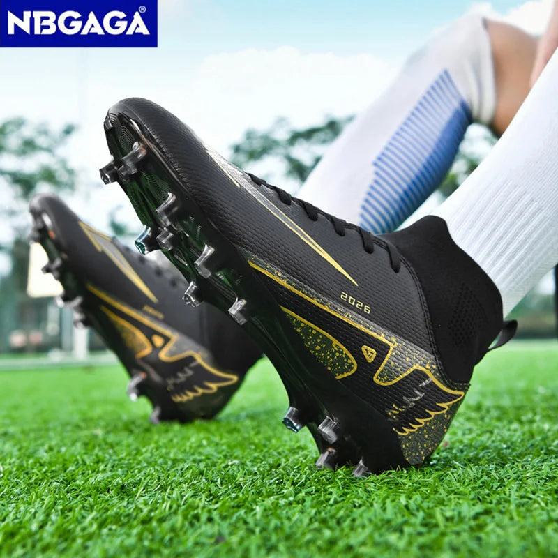 Chaussures de football unisexes tendance, crampons antidérapants, baskets d'entraînement légères, chaussures de football d'extérieur pour hommes