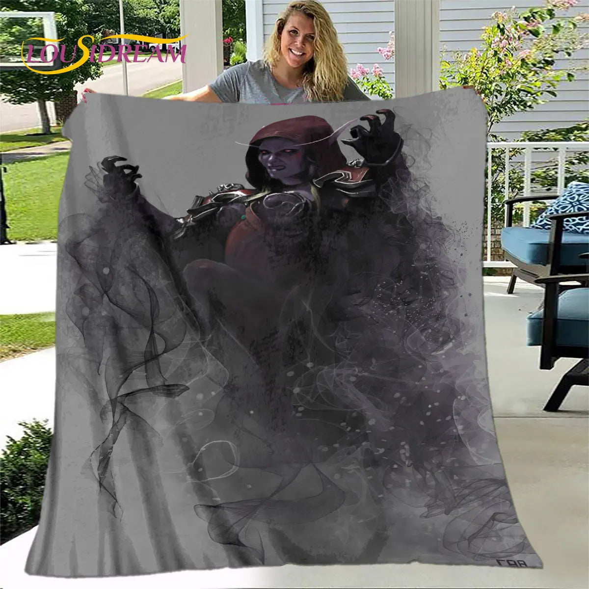World of Warcraft, WOW Game Gamer Soft Plush Blanket,Flannel Blanket Throw Blanket for Living Room Bedroom Bed Sofa Picnic Cover
