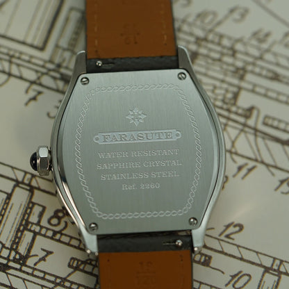 FARASUTE 36 mm-es luxus retro férfi kvarcóra VH64 szerkezetű, rozsdamentes acélból készült sportos divatóra zafírüveggel, vízálló Relogio
