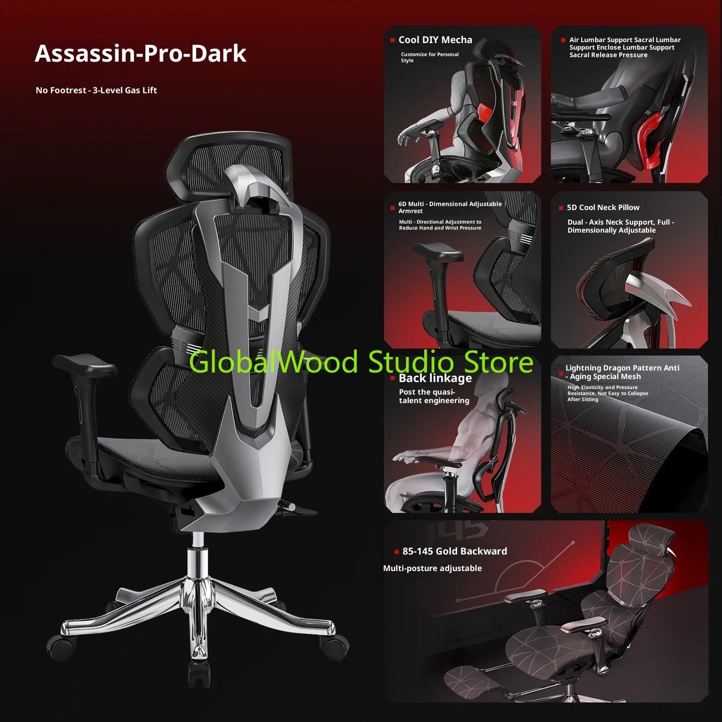 Ergonomic chair for Desk Office  Comfortable Armchair Furniture Chaise Design Chaises De Bureau Wheeled Low Chair on Wheels