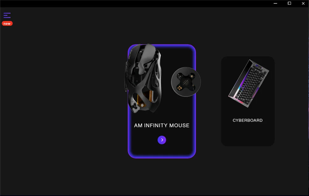 Angry Miao Infinity Gaming Wireless Mouse Hot-Swappable Metal Ultralight Hollow PAW3950 Dual 8K Wired Tri-Mode Orange