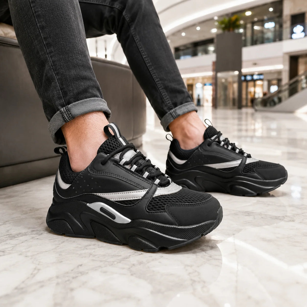 Chaussures décontractées pour hommes, sans logo, semelle épaisse, respirantes, baskets tendance, chaussures de marche confortables pour hommes, zapatillas hombre, chaussures de luxe pour hommes.