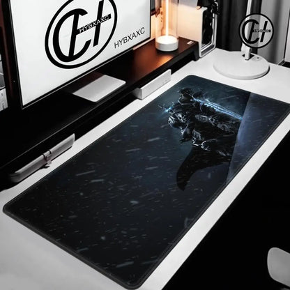 World of Warcraft Lich King-muismat voor pc, HD-anime gamingaccessoires, toetsenbord- en muismat voor laptop, XXL gamekast-bureaumatkleed