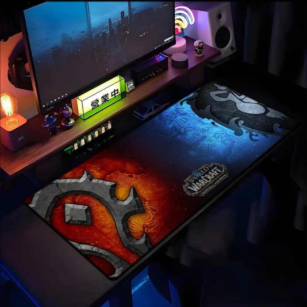 Podkładka pod mysz World of Warcraft Lich King PC HD anime, akcesoria gamingowe, podkładka pod klawiaturę i mysz, laptop, XXL, biurko gamingowe, podkładka pod mysz z motywem Lich King