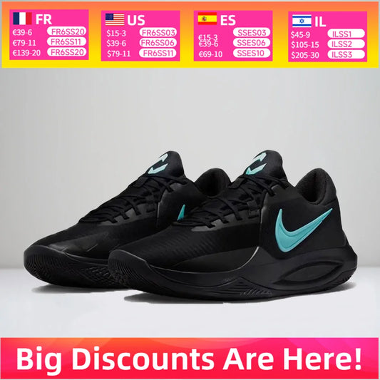 Nike Precision 6 Basketball Shoes Responsive Cushioning Court Traction Support Unisex IO7605-040