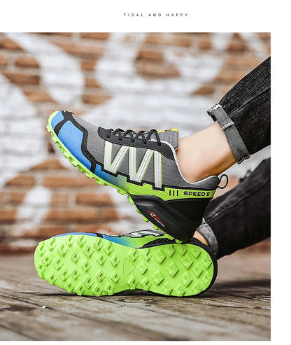 Waterproof Men and Women Cycling Shoes MTB Bike Riding Shoes Motorcycle Shoes Bicycle Shoes Hiking Sneakers for Men