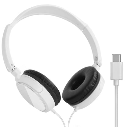 Écouteurs filaires 3.5mm/type-c, suppression du bruit, casque d'écoute sur l'oreille, écouteurs stéréo flexibles et réglables pour PC MP3 Mobile