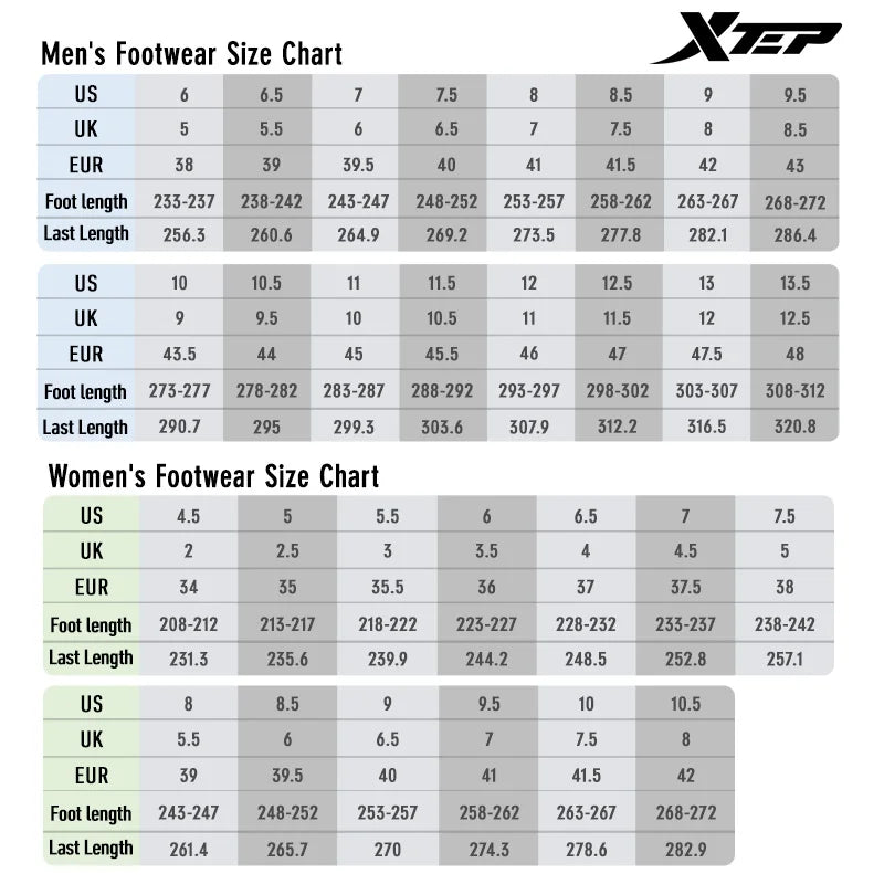 Xtep 2000km 3.0 Running Shoes Soft Universal Sneakers Cushioning Training Jogging Wear-Resistant Lightweight 875119110032