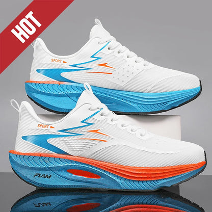 NEUE Laufschuhe mit Carbonplatte für Marathon, Herren, sportlich, atmungsaktiv, leicht, Damen, bequeme rutschfeste Sportsneaker, Casual