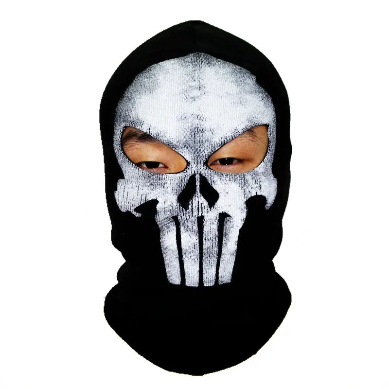 Unisex Ghost Print Skull Motorcycle Face Mask War Game Call Of Duty MWII 2022 COD Ghost Simon Riley Balaclava Mask For Adult