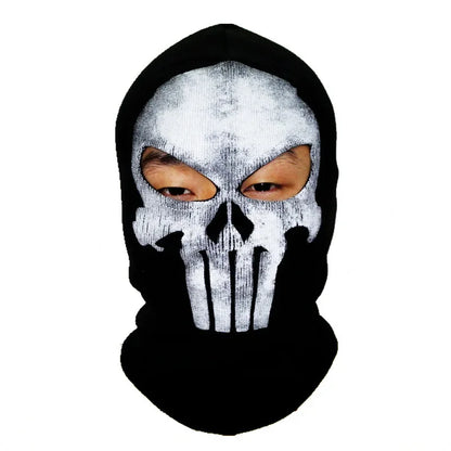 Unisex Ghost Print Skull Motorcycle Face Mask War Game Call Of Duty MWII 2022 COD Ghost Simon Riley Balaclava Mask For Adult