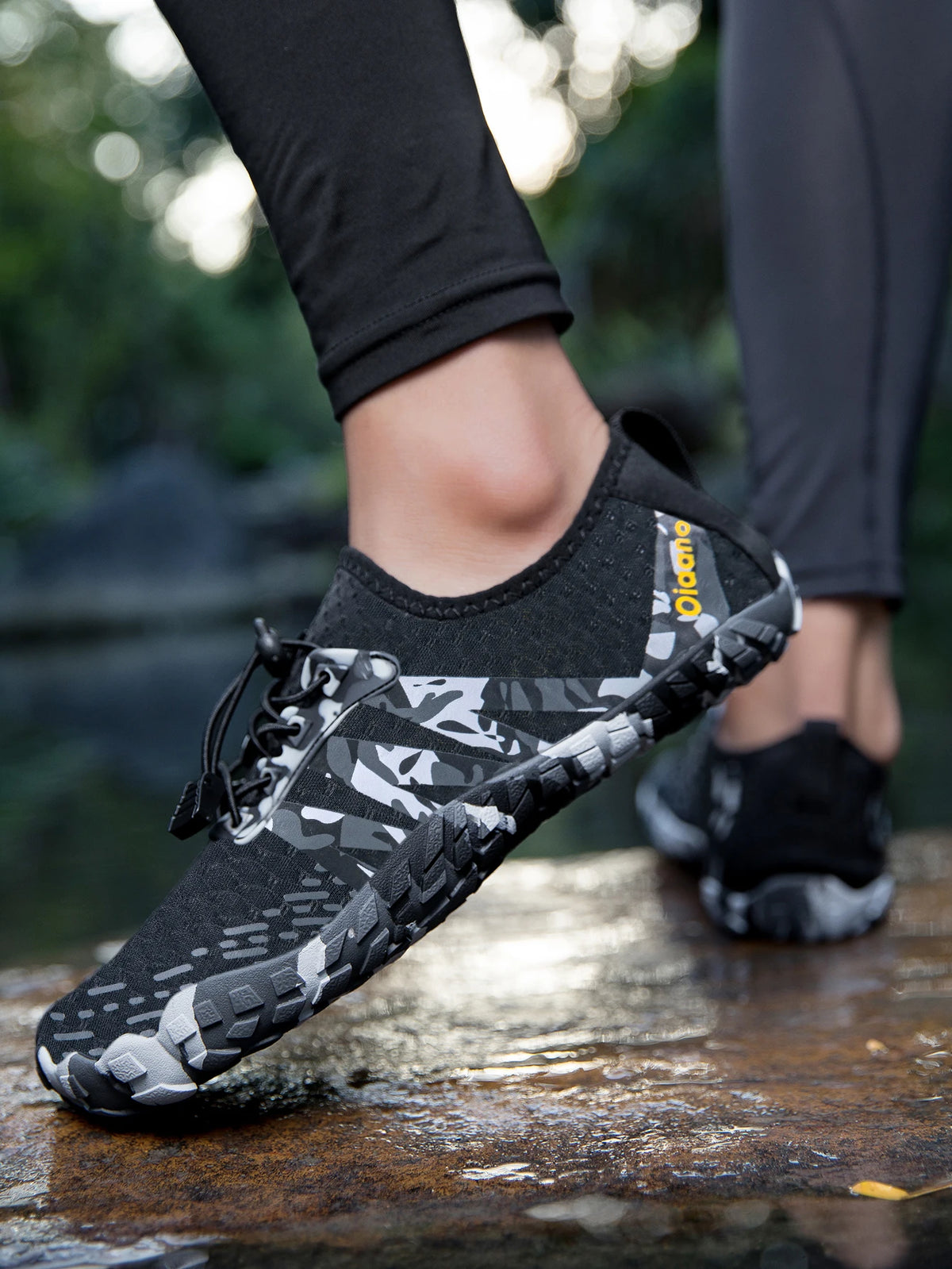 Oiaano New Camo Uomo Donna Scarpe da spiaggia ad asciugatura rapida Stivaletti da acqua a piedi nudi Sneaker acquatiche da uomo Sportive da passeggio
