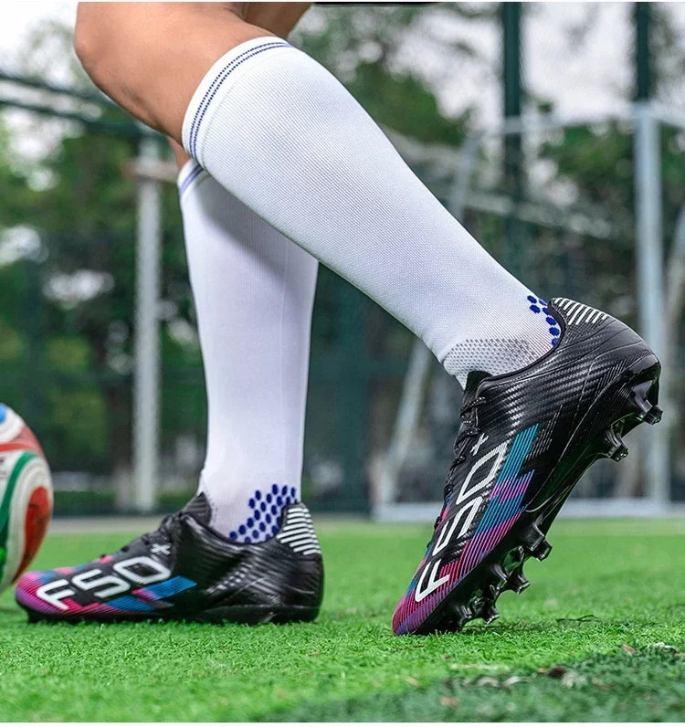 Nouvelles chaussures de football pour hommes, chaussures de football professionnelles, chaussures d'entraînement, chaussures de match, baskets antidérapantes, chaussures de sport pour terrain gazonné, chaussures d'extérie
