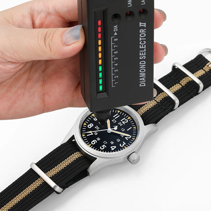 Militado ML05 Vintage Field Watch  VH31 Sweep Quartz Movement, Domed Sapphire Crystal, 38mm, Luminous & 100M Waterproof