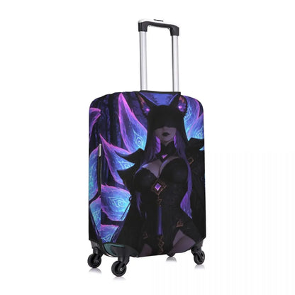 World Of Warcraft Sylvanas Windrunner Suitcase Cover Flight Fun Luggage Supplies Cruise Trip Protection