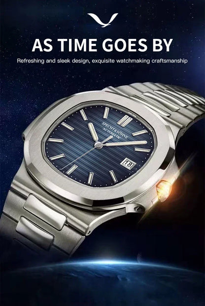 2026 New Specht & Söhne 40MM Rose Gold Men's Watch Japan Miyota 8215 Automatic Mechanical Steel Sapphire Crystal 50M Waterproof
