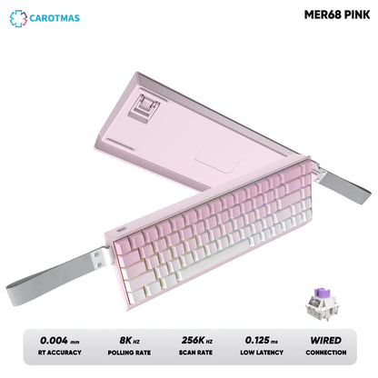 IROK Carotmas Mercury68 Mercury 68 Mercury68 Pro Mercury68 Max RT 0.001mm 8K kabelgebundene magnetische mechanische Gaming-Tastatur
