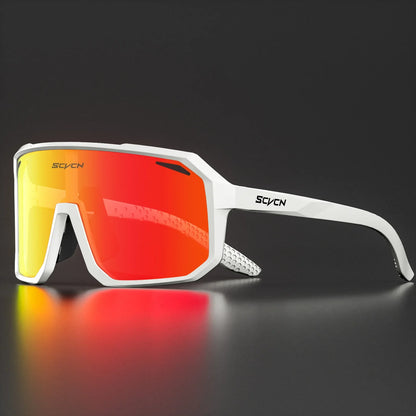SCVCN New Outdoor Cycling Glasses Bike Sunglasses Men UV400 Eyewear Sports MTB Goggles Bicycle Women Riding Hiking Sunglasses