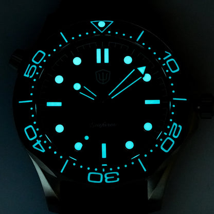 Watchdives 42mm Seafarer Grade 2 Titanium NTTD Dive Watch WD007Q V2 VH31 Sweep Second Quartz Movement Luminous Sapphire Watches