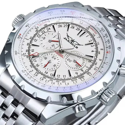 JARAGAR 212 Men’s Automatic Mechanical Watch – Fashion, Business, Luxury, Week Calendar – Men’s Watch – Premium Gift – Reloj Hombre