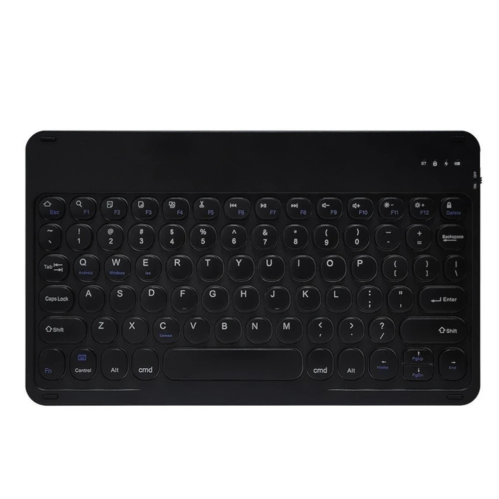 10 in Wireless Keyboard For Apple Xiaomi Huawei Samsung Bluetooth Mouse For iOS Android Windows System Round Keycaps Big Battery