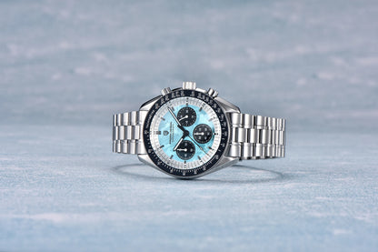 PAGANI DESIGN – Nouvelle montre à quartz de luxe pour homme, dotée d’un cadran à motif météorite, chronographe sportif, verre saphir avec traitement antireflet.