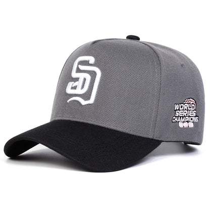 Șepci de baseball unisex cu broderie cu litere SD, șepci casual reglabile, șepci de protecție solară pentru primăvară și toamnă, de purtat în aer liber