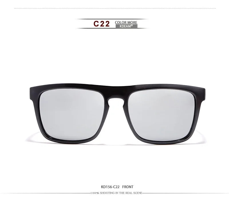 Outdoor Sport Square Myopia Lens Prescription Sunglasses Men Polarized Driving Anti-Glare Myopes Lunettes 0 -0.5 -0.75 Hoz -6.0