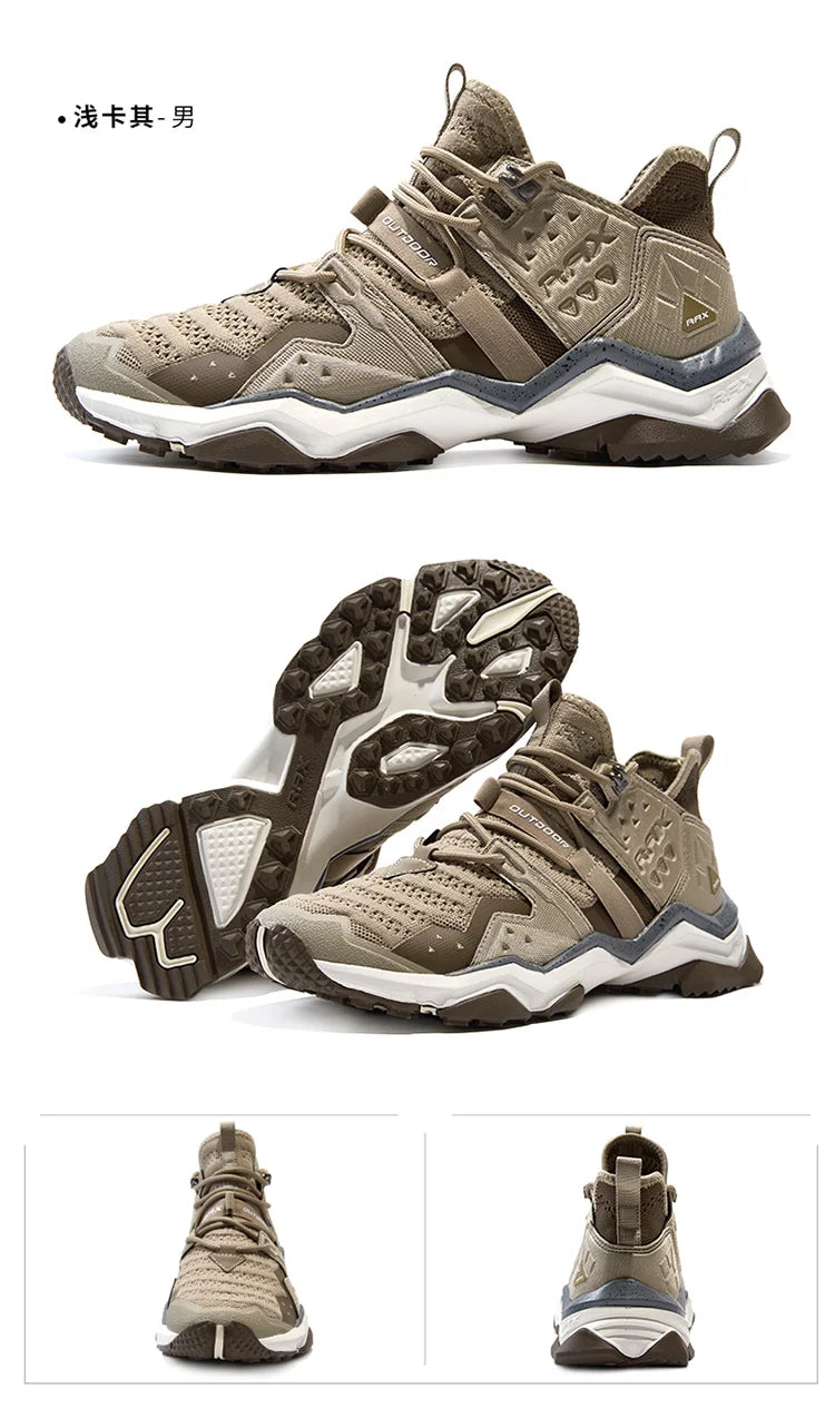RAX Outdoor Breathable Hiking Shoes for Men Lightweight Walking Trekking Wading Shoes Sport Sneakers Men Outdoor Sneakers Male