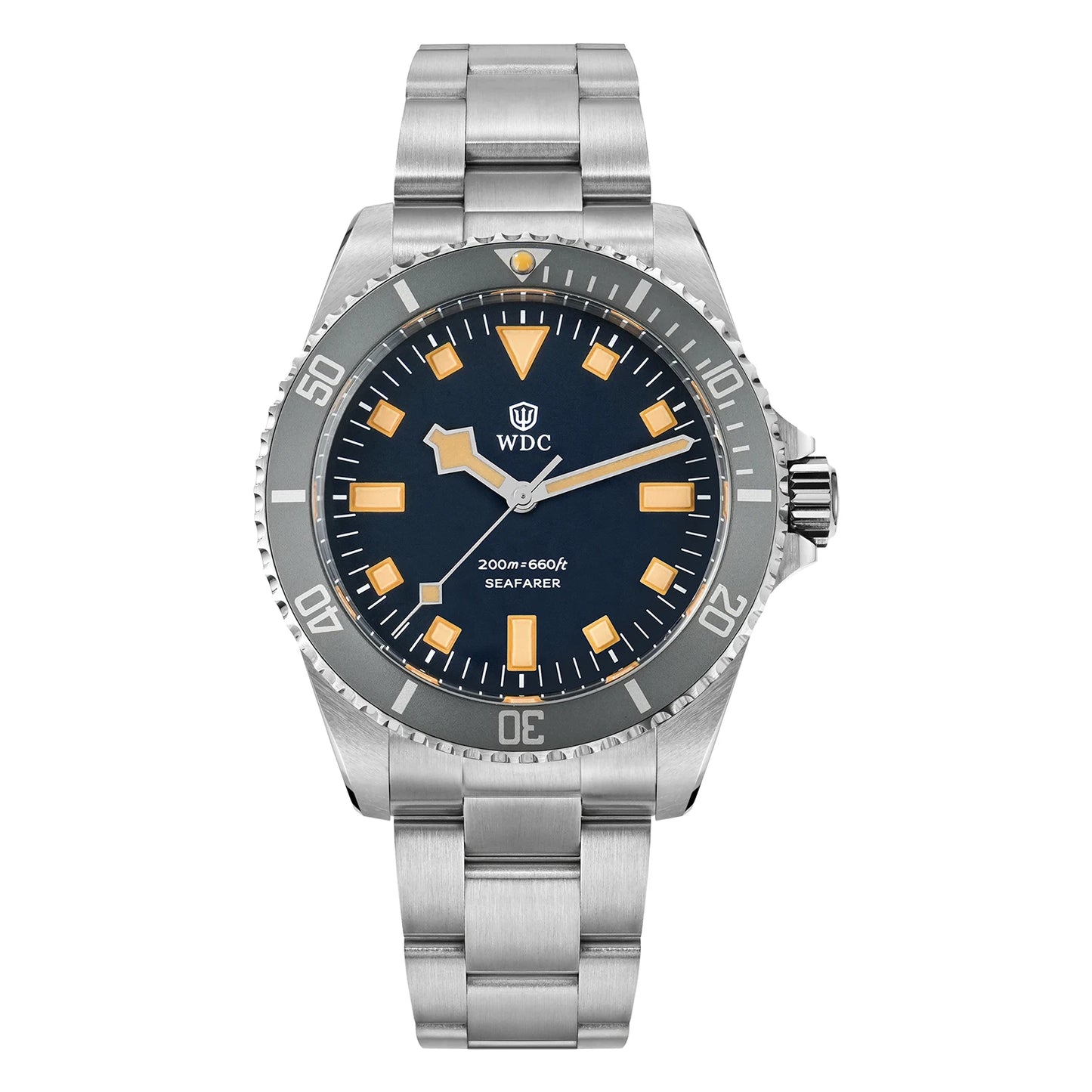 Watchdives WD5513Q Watch VH31 Sweep Second Movement Stainless Steel Sapphire Crystal Business Wristwatch Vintage Watches
