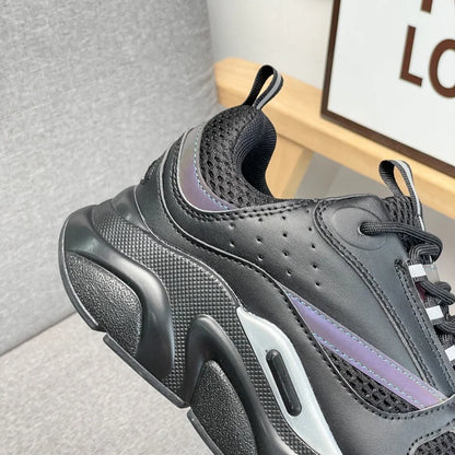 Chaussures décontractées pour hommes, sans logo, semelle épaisse, respirantes, baskets tendance, chaussures de marche confortables pour hommes, zapatillas hombre, chaussures de luxe pour hommes.