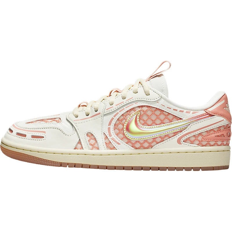 Ténis desportivos casuais almofadados Nike Genuine JORDAN para mulher, estilo clássico e moderno, HQ2186-180