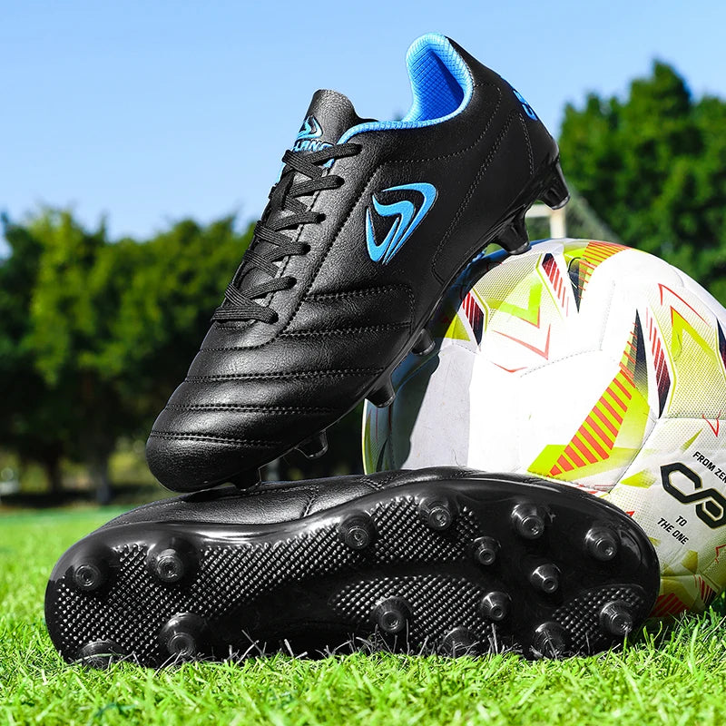 Nouvelles chaussures de football pour hommes, chaussures de soccer d'extérieur TF FG, crampons pour terrain en herbe, chaussures d'entraînement confortables, chaussures de match, futsal, chaussures de sport respirantes pour