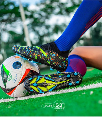 Professionele voetbalschoenen voor heren, ademend mesh, antislip voetbalschoenen, snelle sneakers, modieuze voetbalschoenen voor kunstgras voor heren