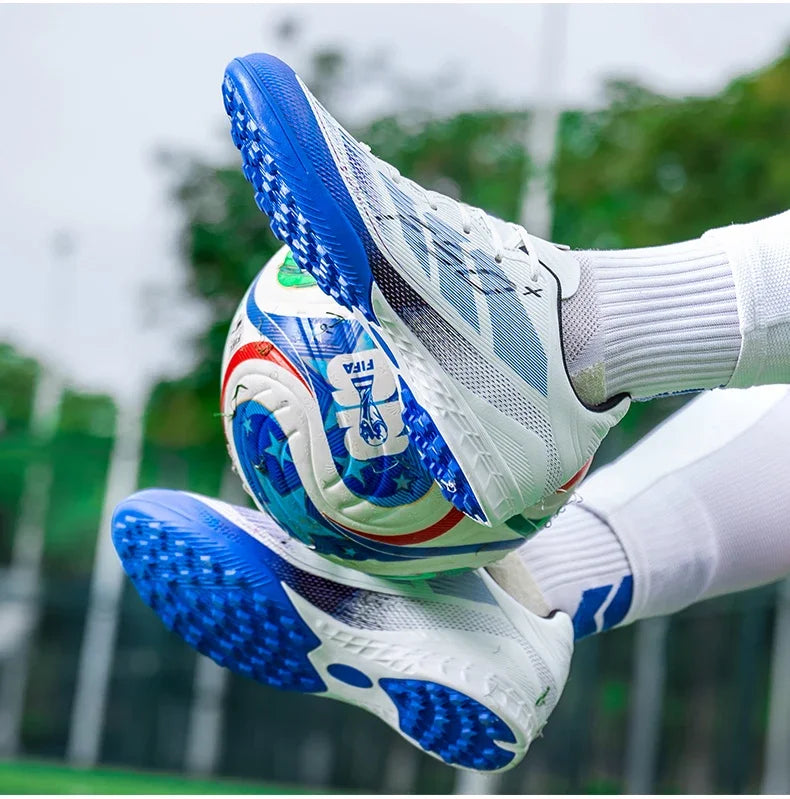 Nouvelles chaussures de football pour hommes, chaussures de sport d'extérieur, chaussures d'entraînement, chaussures de football antidérapantes, baskets professionnelles ultralégères unisexes