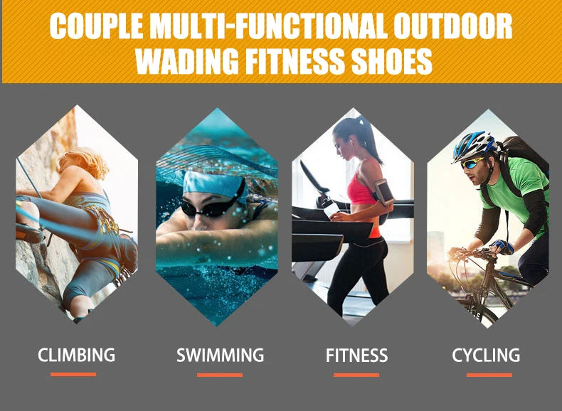 EOCENE Sapatilhas aquáticas barefoot para homem e mulher, de secagem rápida, para desportos ao ar livre, praia, natação, fitness, caminhada na água, caminhadas e ciclismo