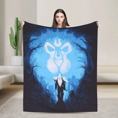 WOW World of Warcraft Flannel Blankets Winter  Soft Warm Throw Blanket for Children Outdoor Novelty Bedspread Sofa Bed Cover