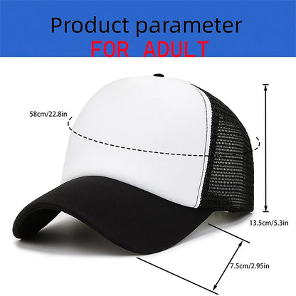 Minecrafted Mesh Baseball Caps Cartoon Figures Adult Children Sports Hats Boys Girls Summer Outdoor Sunshade Peaked Caps Gift