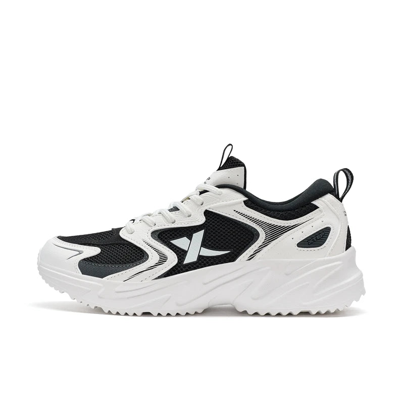 Zapatillas casuales Xtep para hombre, calzado deportivo de verano resistente, con cordones, antideslizante y resistente al desgaste para exteriores 876219320026