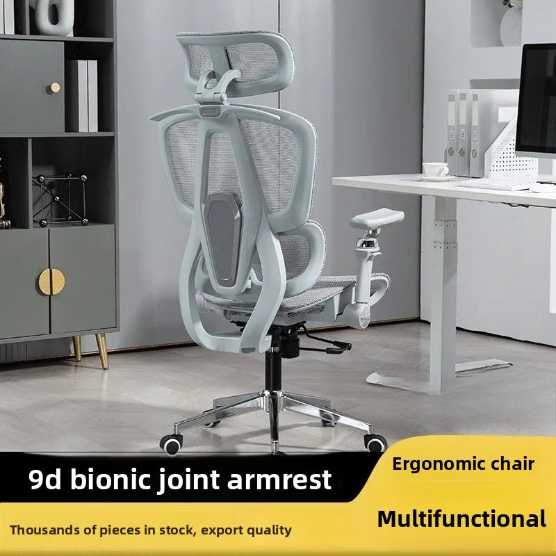 Přenosná minimalistická ergonomická židle s 10D područkami – počítačová, kancelářská, studijní a herní židle Gravity, pevná a odolná