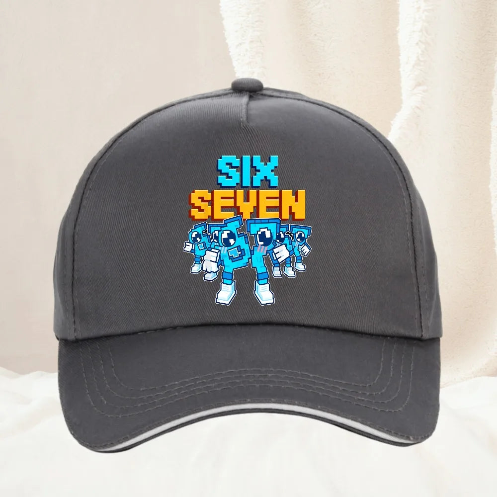 „Meme 67 Six Seven 6 7 Italian Brainrot“ beisbolo kepurė vyrams, „Trucker Hat“, pavasarinė, kasdieninė, lauko, sporto salės, saulės skydelis, „Snapback“ kepurė