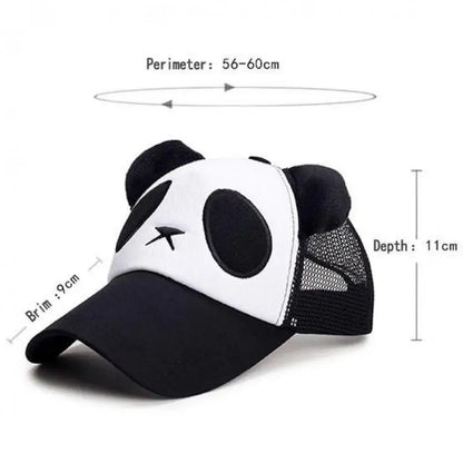 Șepci de baseball drăguțe cu panda pentru vară, pentru bărbați și femei, din bumbac, în stil hip-hop, cu închidere snapback, protecție solară, pentru băieți și fete, pentru activități în aer liber, gorras, dropshipping