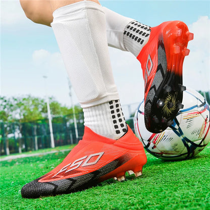 Chaussures de football pour hommes, neuves, pour terrain gazonné, professionnelles, originales, résistantes, décontractées, chaussures de football de qualité supérieure, ultralégères