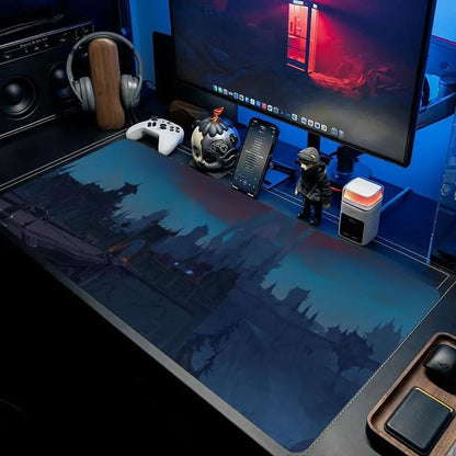 World of Warcraft Anime XXL Game Mouse Pad Deskmat with Lock Edge Keyboard Mice Carpet Office Gamer Computer Accessories HYBXXC